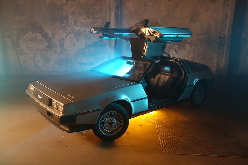 Delorean with Flux Capacitor